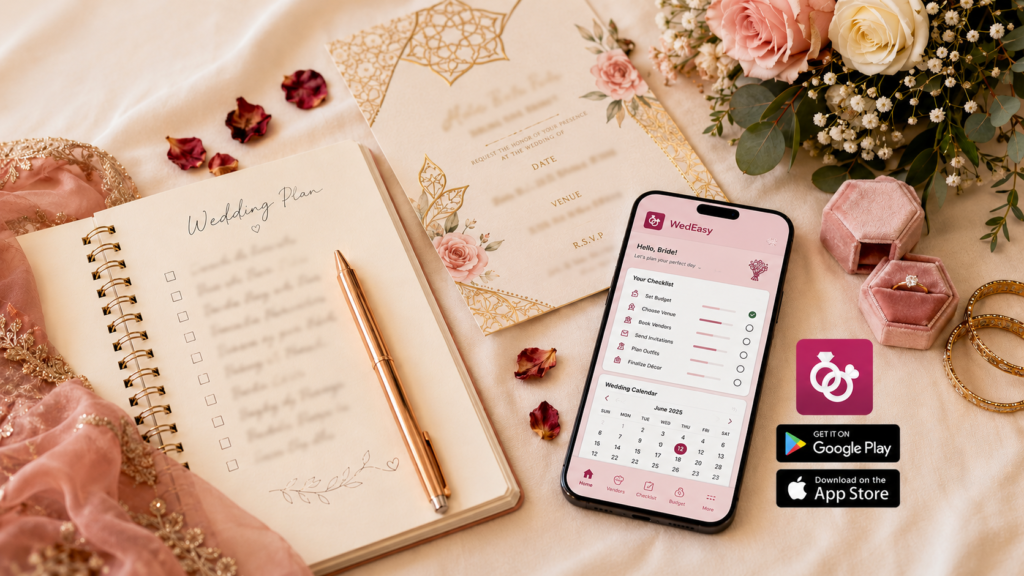Pakistani wedding planning checklist